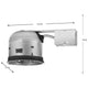 6" Recessed Shallow Remodel Air-Tight IC Housing