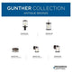 Gunther 1-Light Outdoor Wall Light