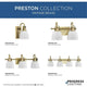 Preston 3-Light Bath & Vanity