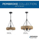 Pembroke 3-Light Outdoor Chandelier