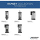 Ramsey 3-Light Outdoor Post Light