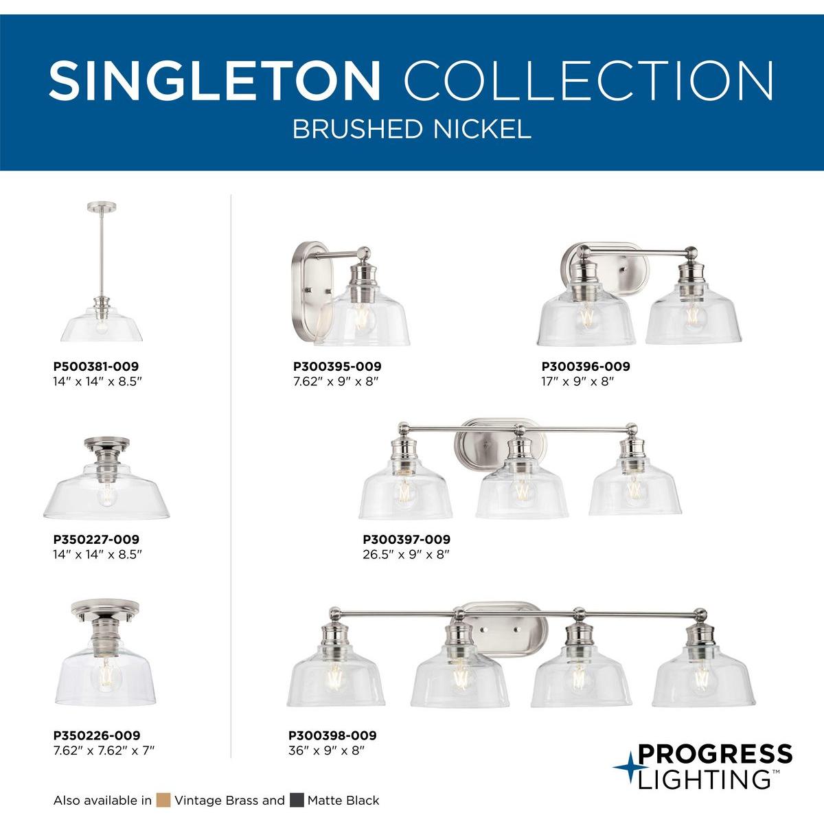 Singleton 1-Light Bath & Vanity