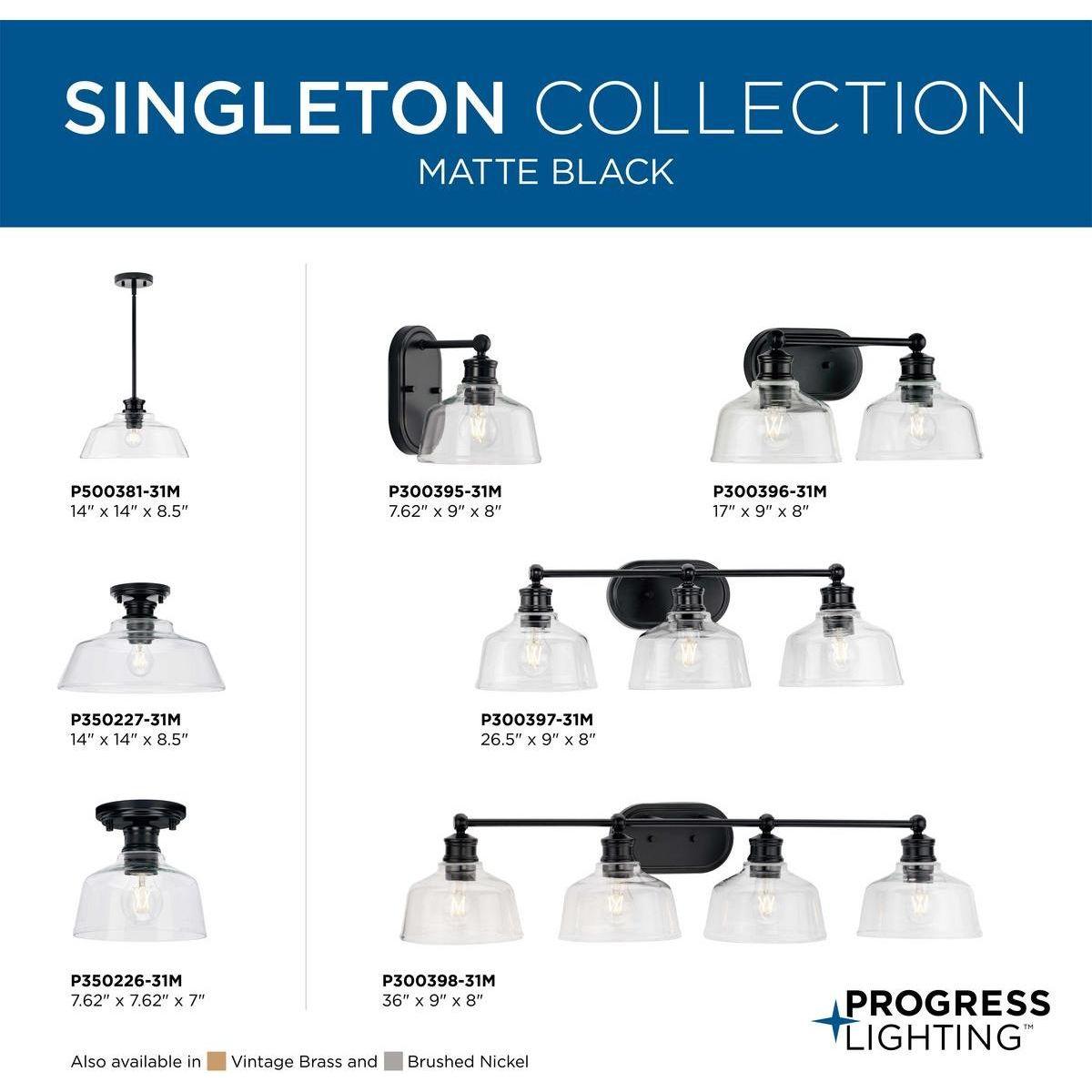 Singleton 3-Light Bath & Vanity