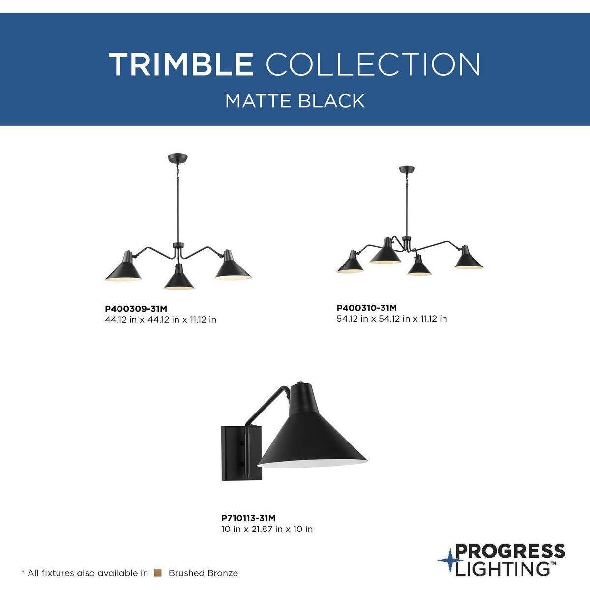 Trimble 3-Light Chandelier