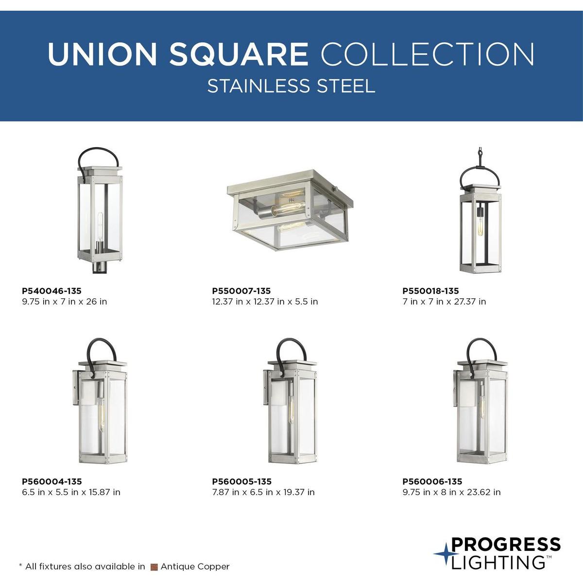 Union Square 1-Light Outdoor Pendant