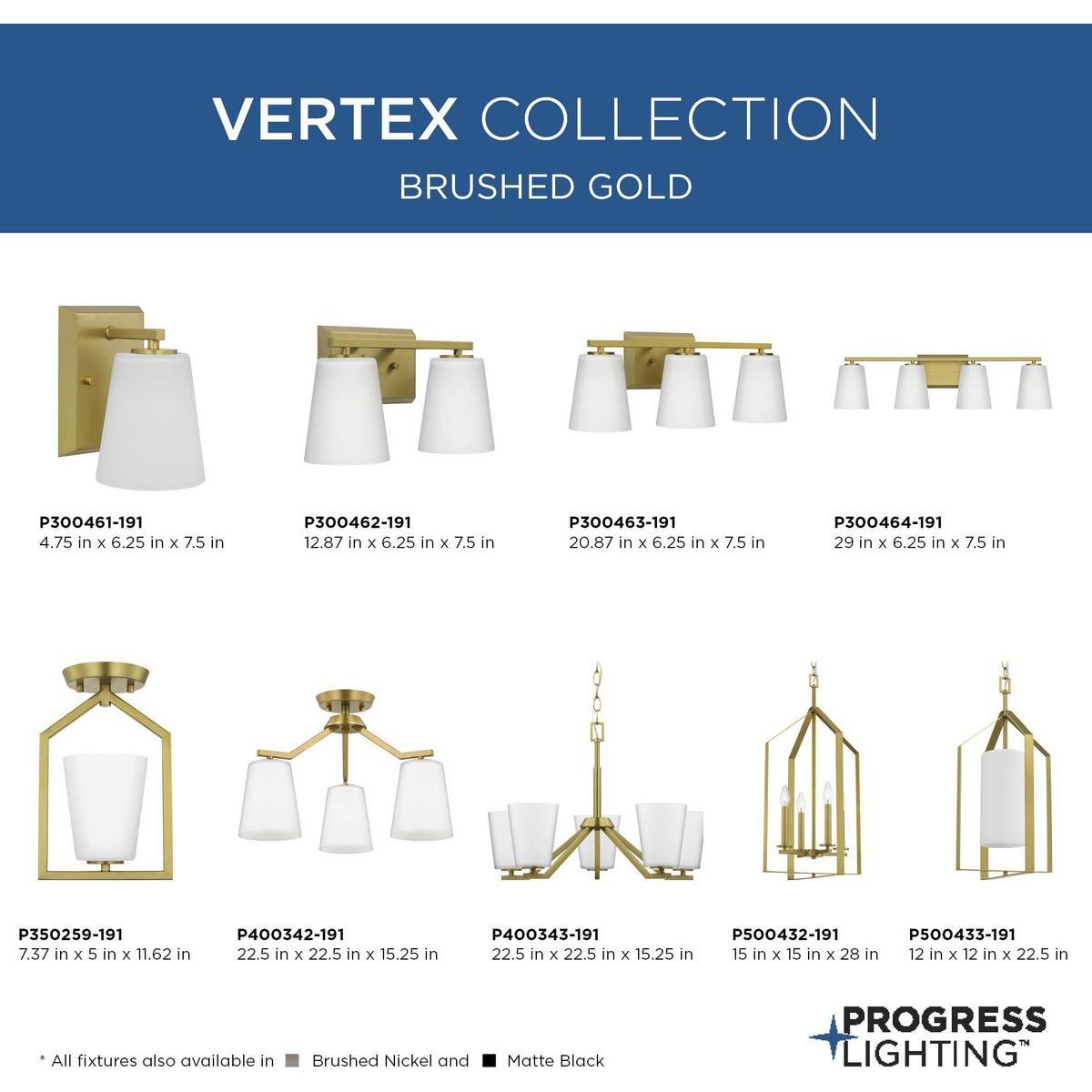 Vertex 3-Light Bath & Vanity