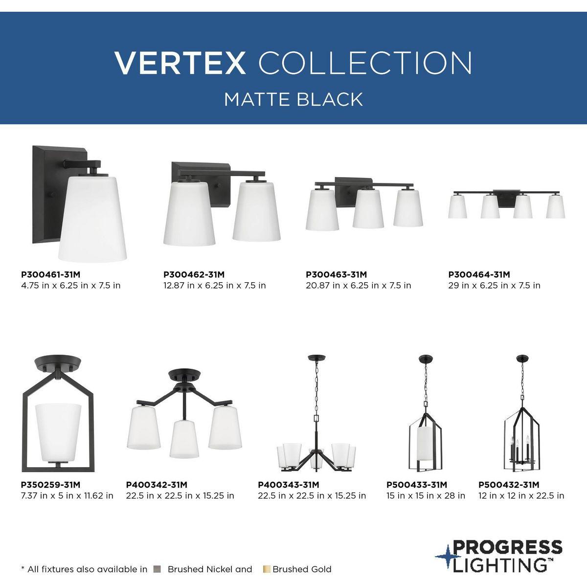 Vertex 3-Light Bath & Vanity