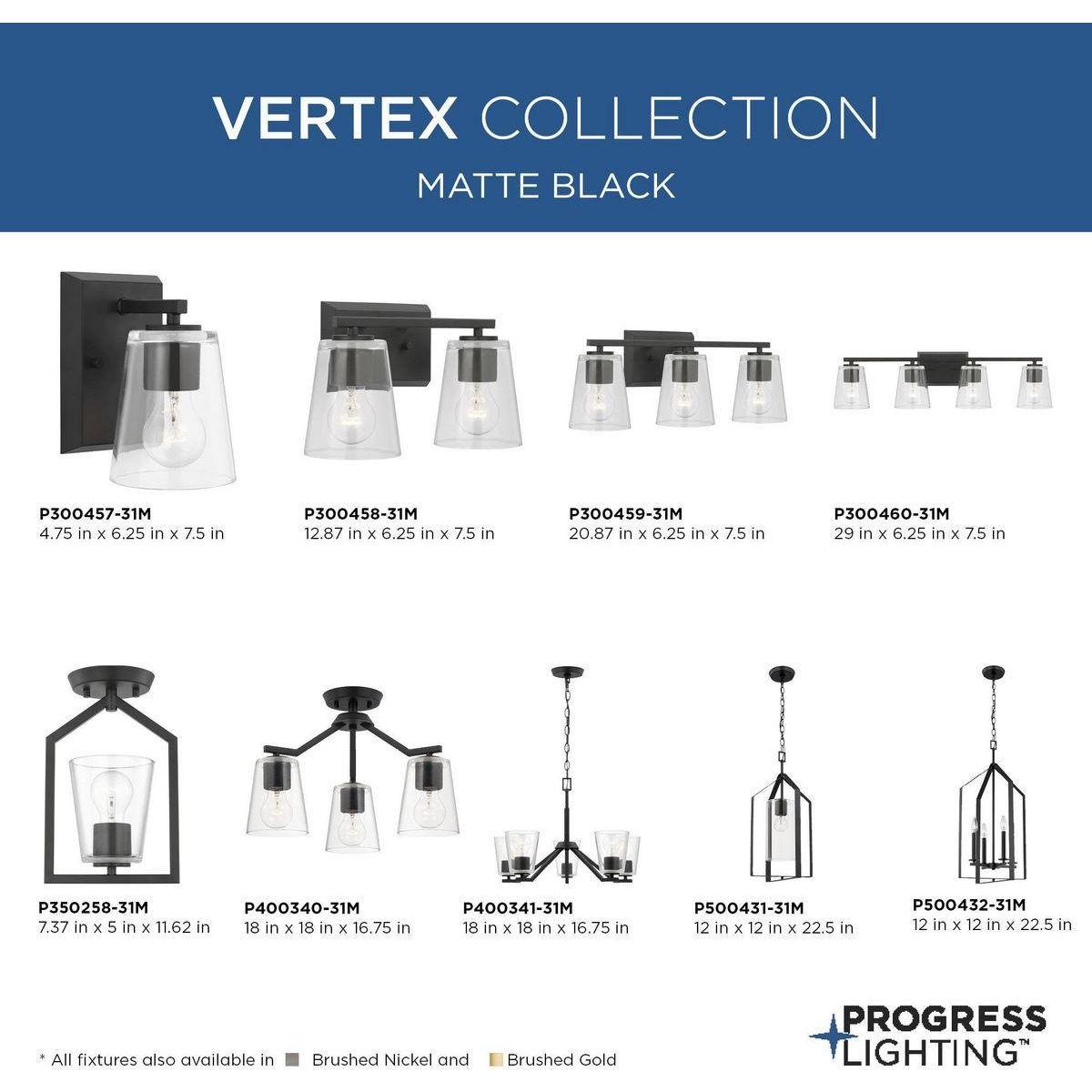 Vertex 4-Light Bath & Vanity