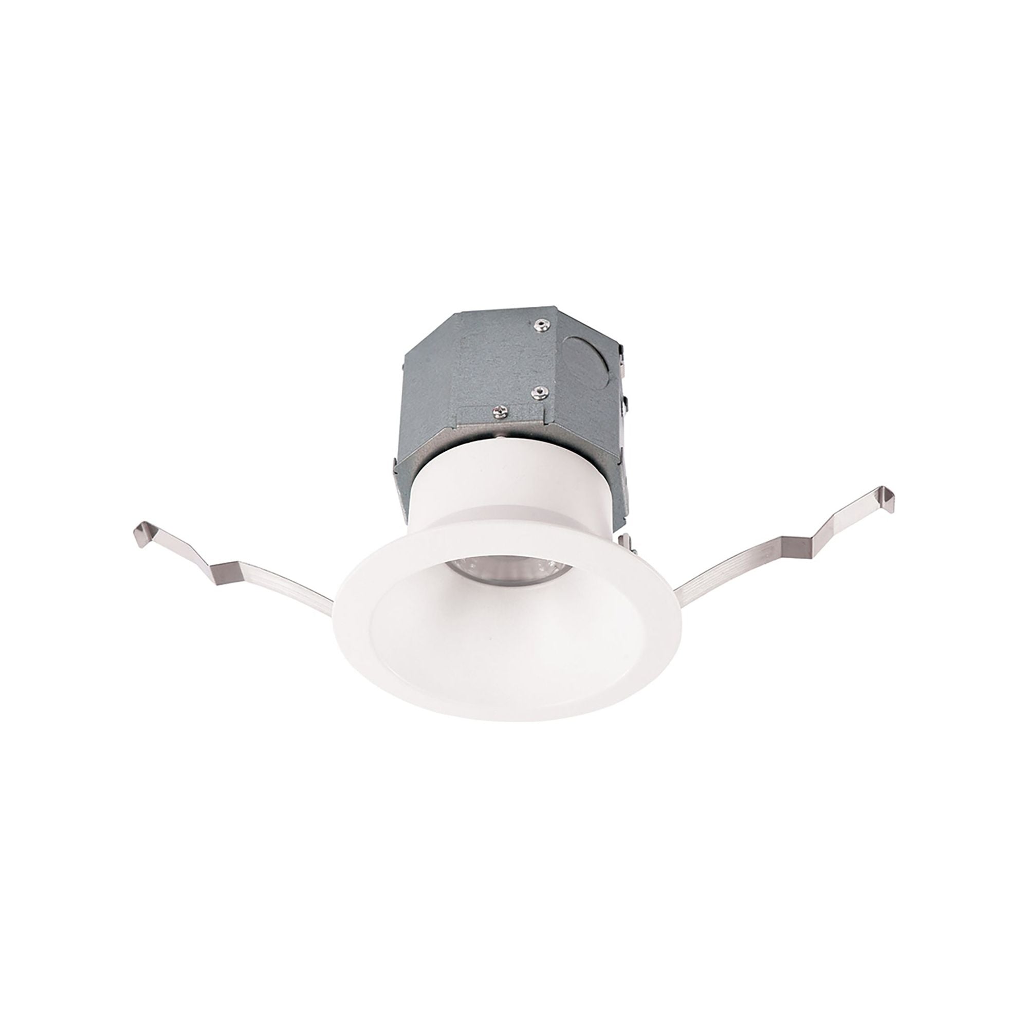 Pop-in 4" LED 5-CCT Round New Construction Recessed Kit