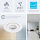 Lotos 6" LED 5-CCT Round Adjustable Recessed Kit