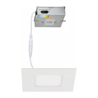Lotos 6" LED 5-CCT Square Recessed Kit