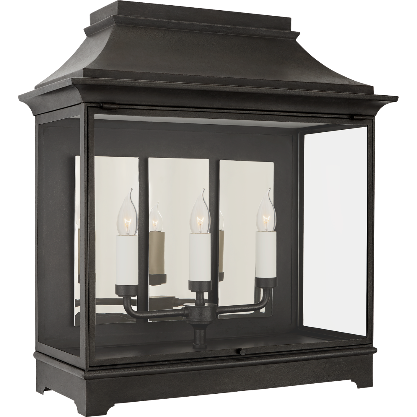 Rosedale Wide 3/4 Wall Lantern