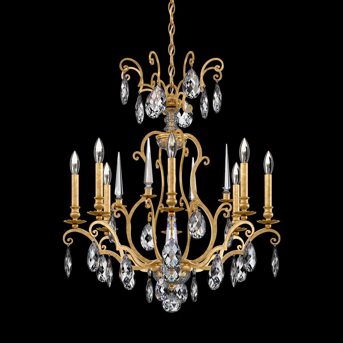 Renaissance Nouveau 8-Light Chandelier