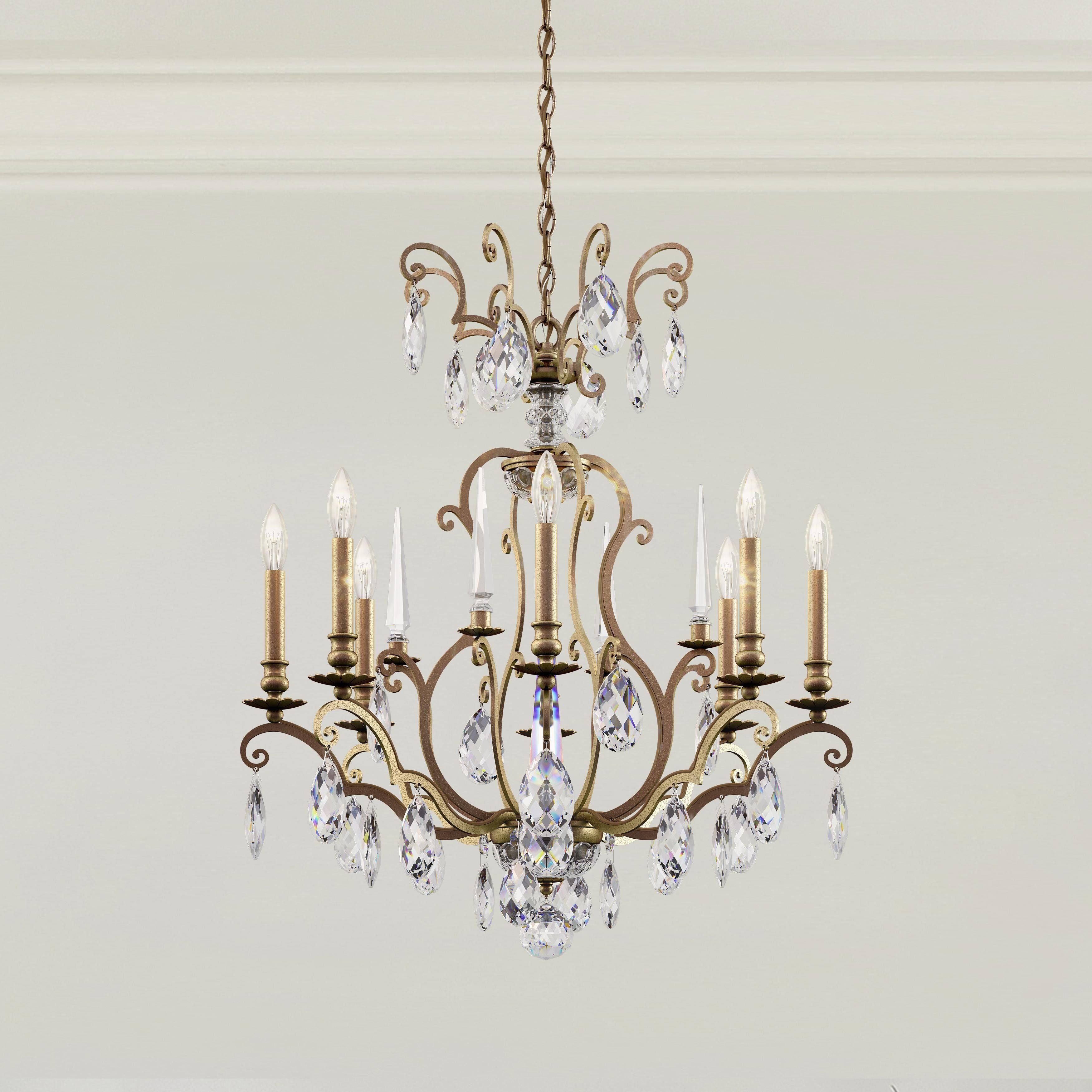 Renaissance Nouveau 8-Light Chandelier