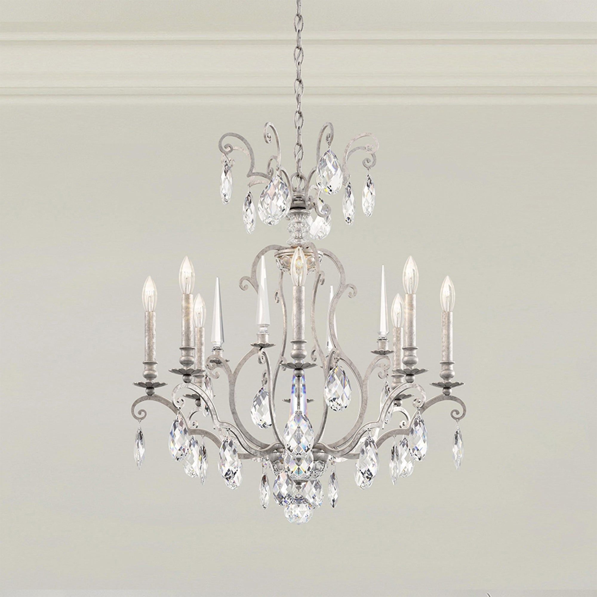 Renaissance Nouveau 8-Light Chandelier