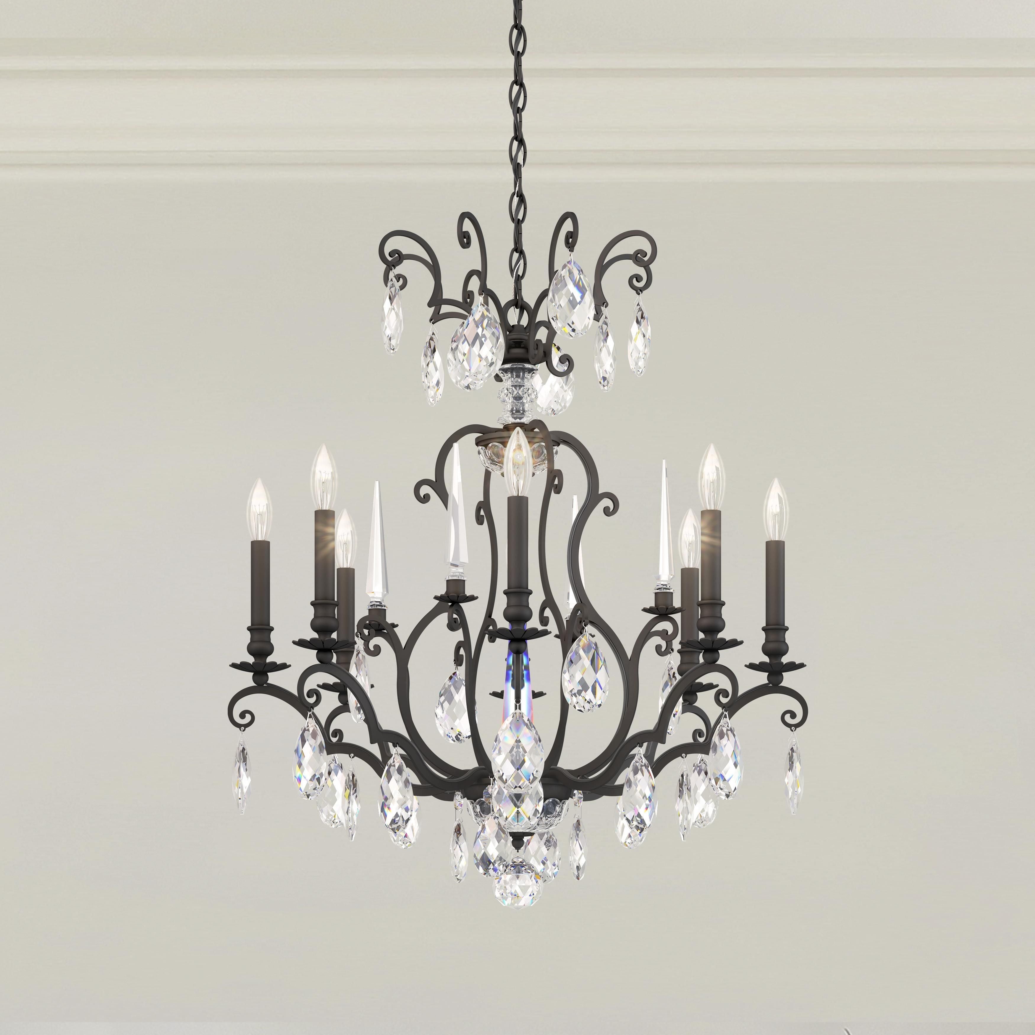 Renaissance Nouveau 8-Light Chandelier