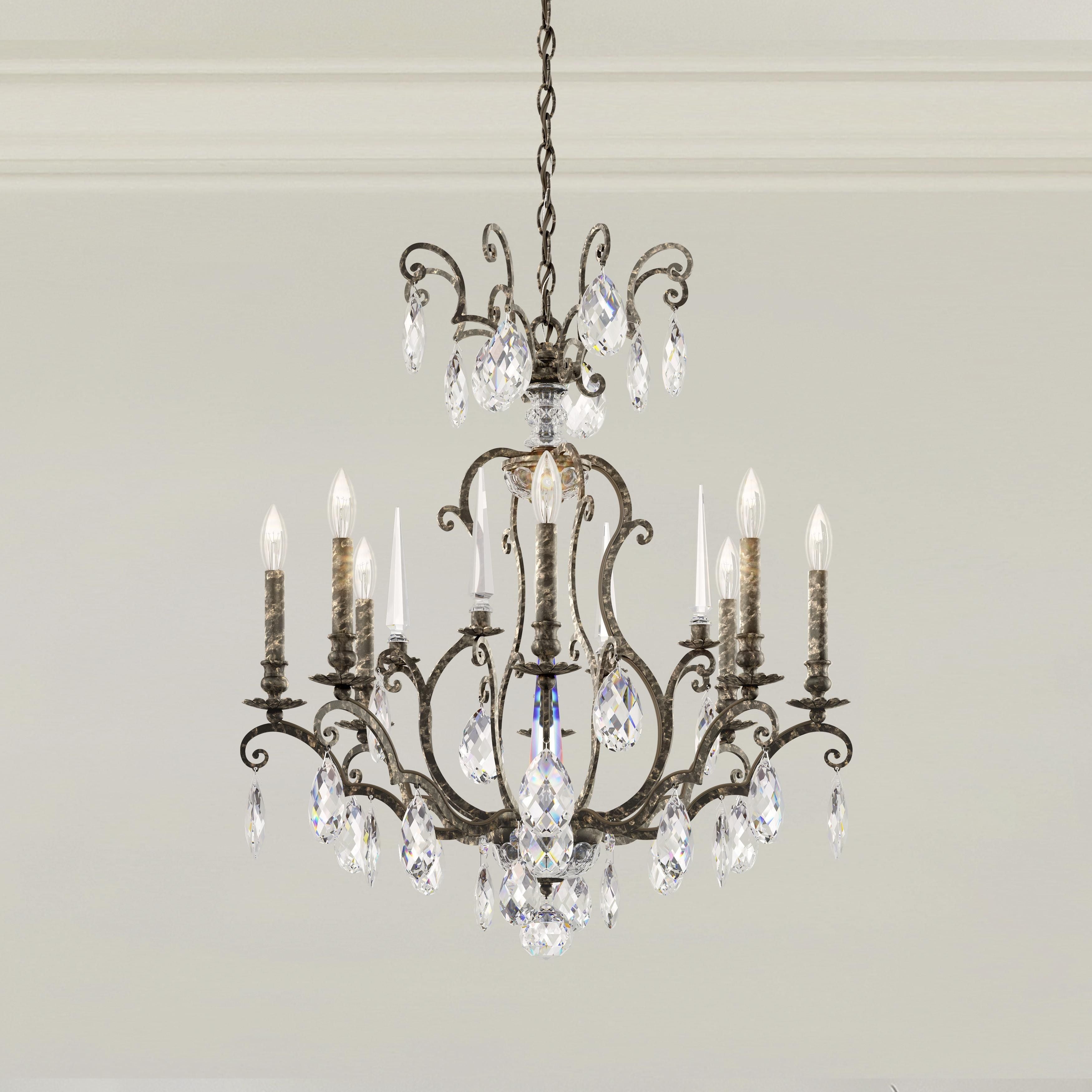 Renaissance Nouveau 8-Light Chandelier