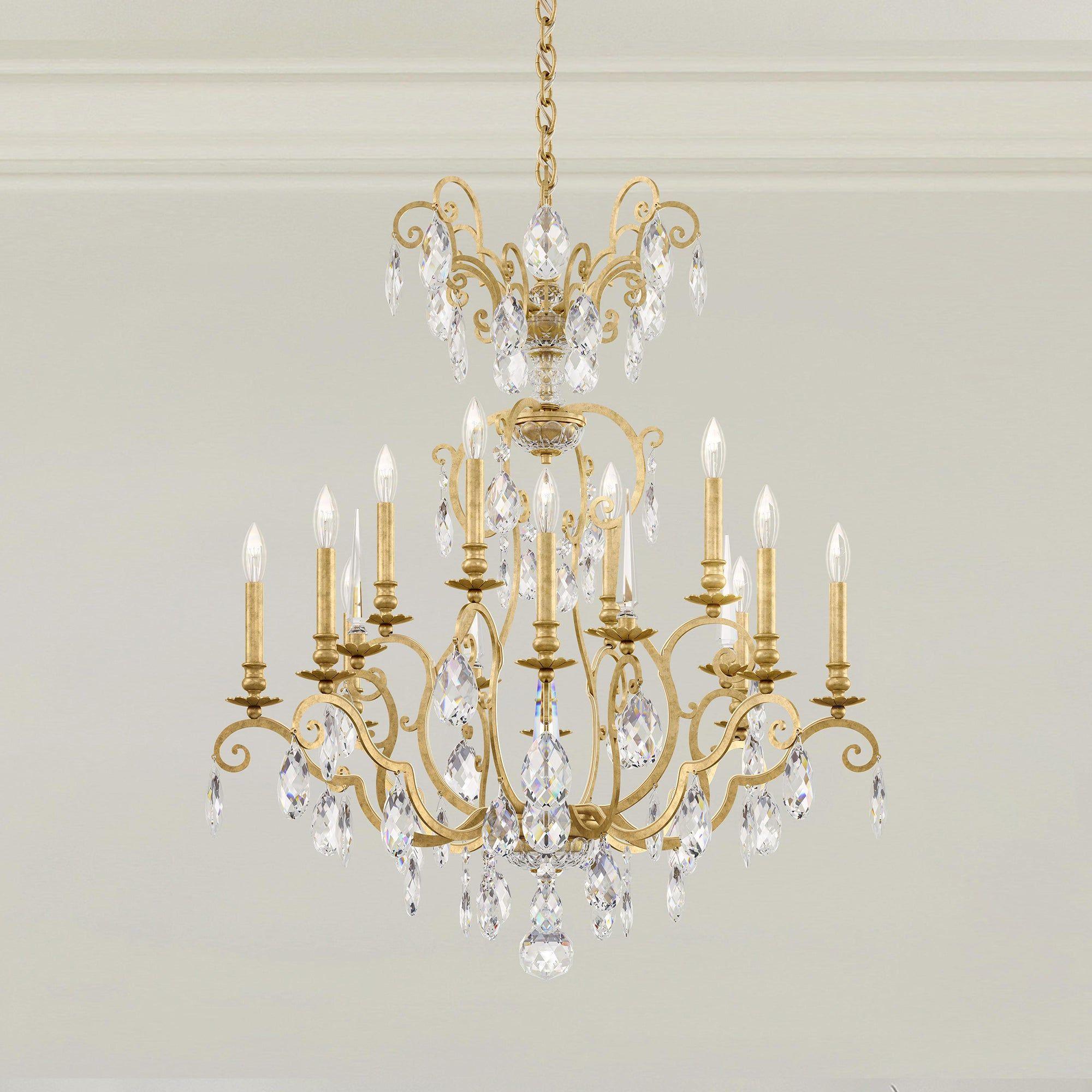 Renaissance Nouveau 12-Light Chandelier