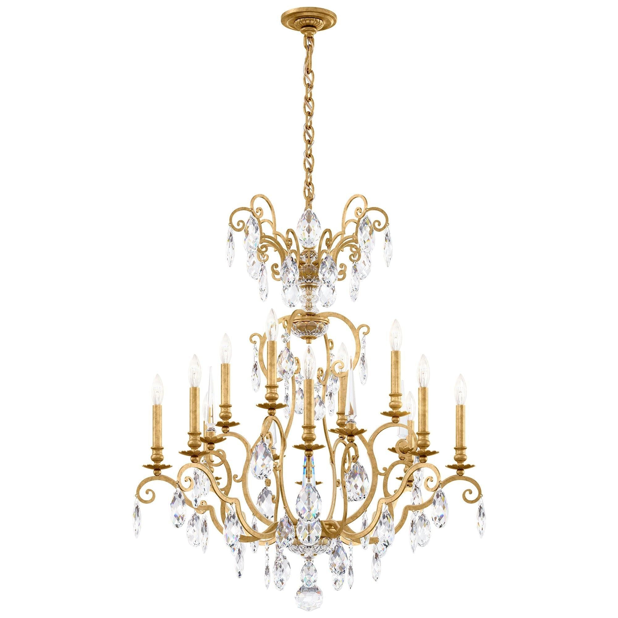 Renaissance Nouveau 12-Light Chandelier