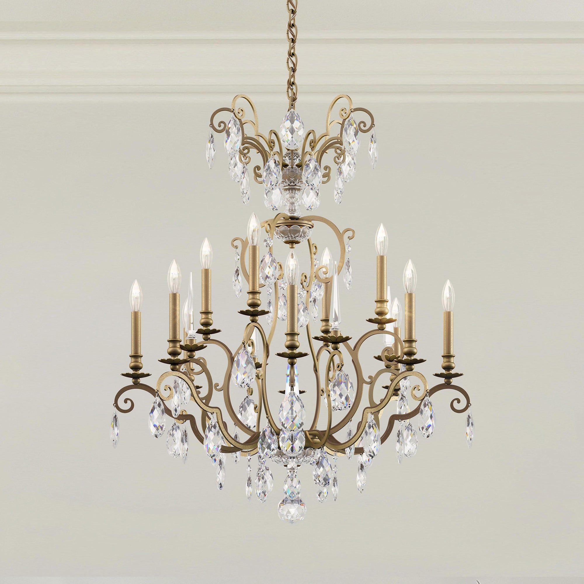 Renaissance Nouveau 12-Light Chandelier