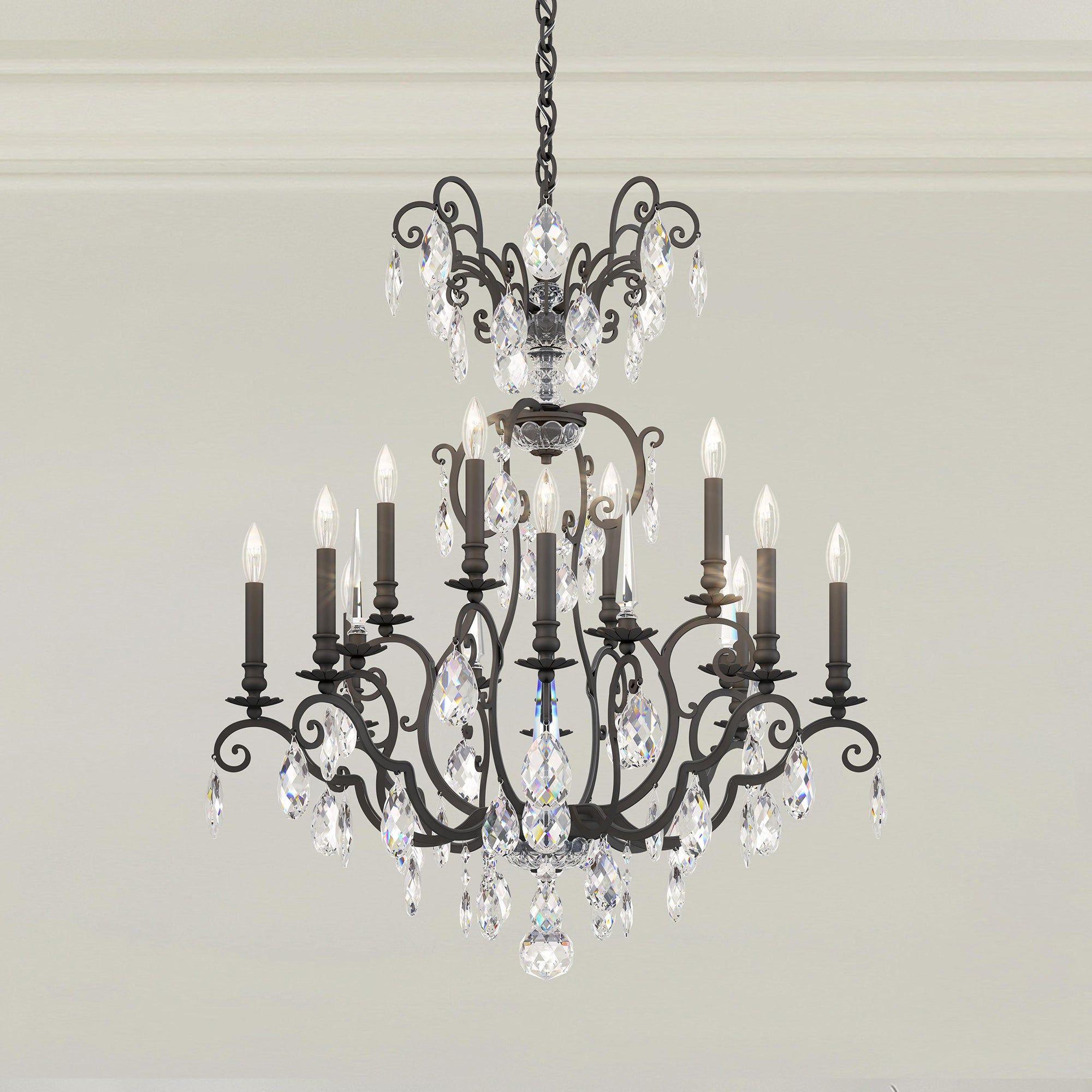 Renaissance Nouveau 12-Light Chandelier