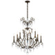 Renaissance Nouveau 12-Light Chandelier