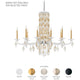Siena 10-Light Chandelier