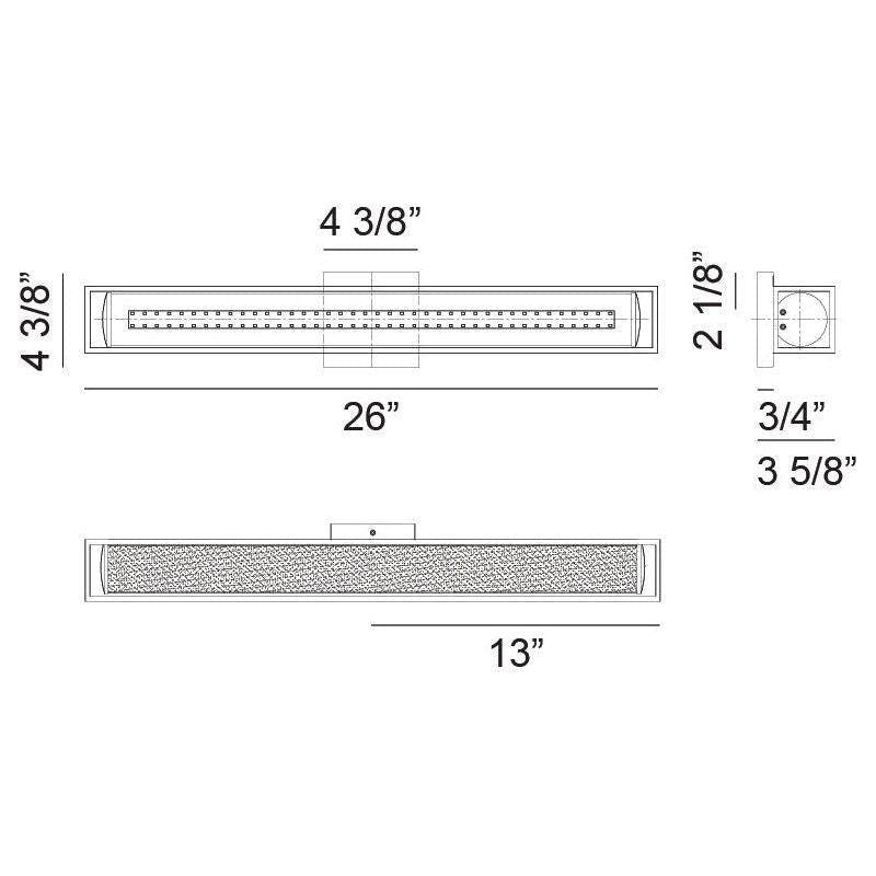 Matteo - Flannigan 26" 1-Light Vanity - Lights Canada