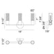 Klarice 3-Light 18" x 9.5" Wall Sconce