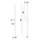 Zayden 1-Light 48" LED Wall Sconce