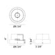 Syvana 1-Light 6.7" Sconce