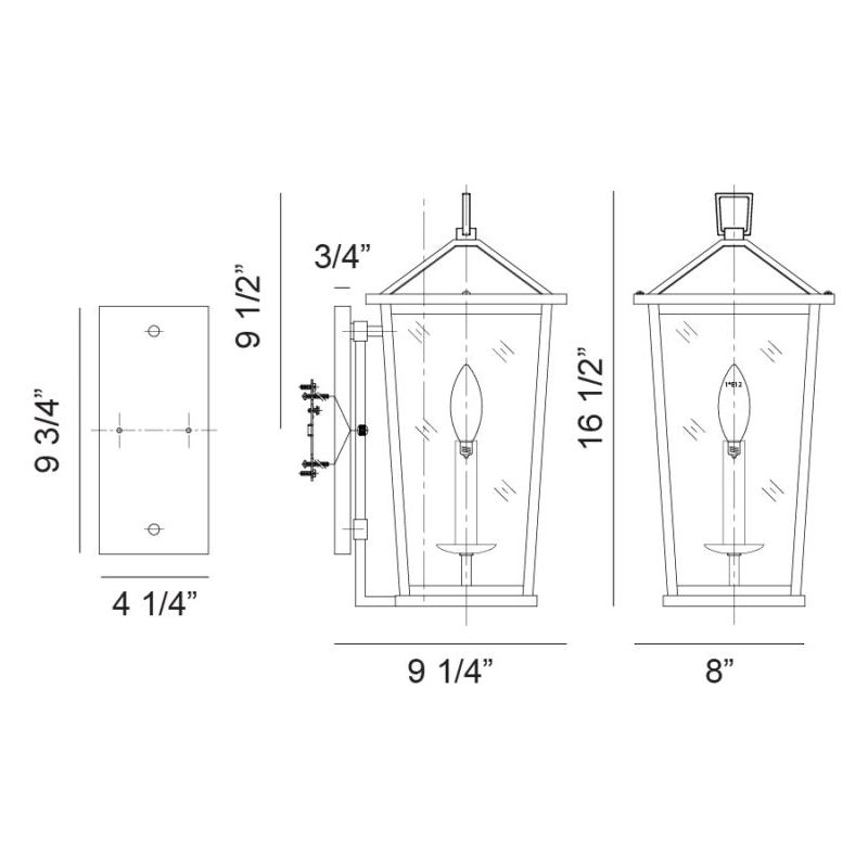 Ingress 1-Light Wall Sconce