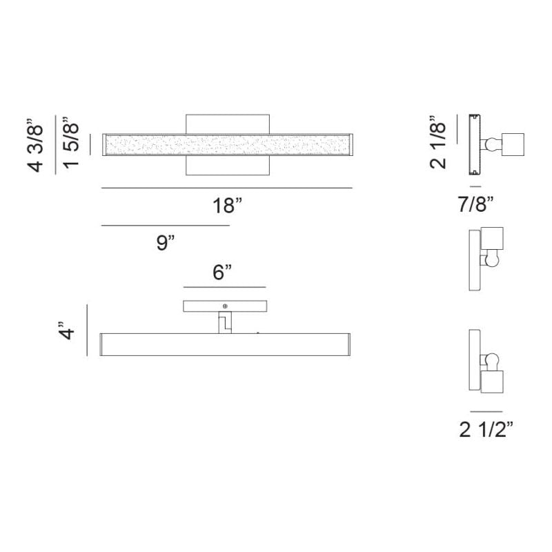 Parallel 18" 1-Light Vanity