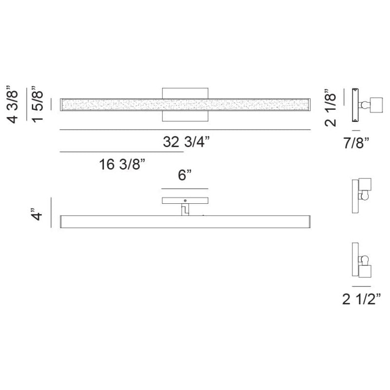 Parallel 33" 1-Light Vanity