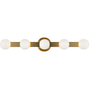 Pizzazz 17.6" 5-Light Wall Sconce