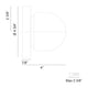 Pizzazz 3.6" 1-Light Wall Sconce