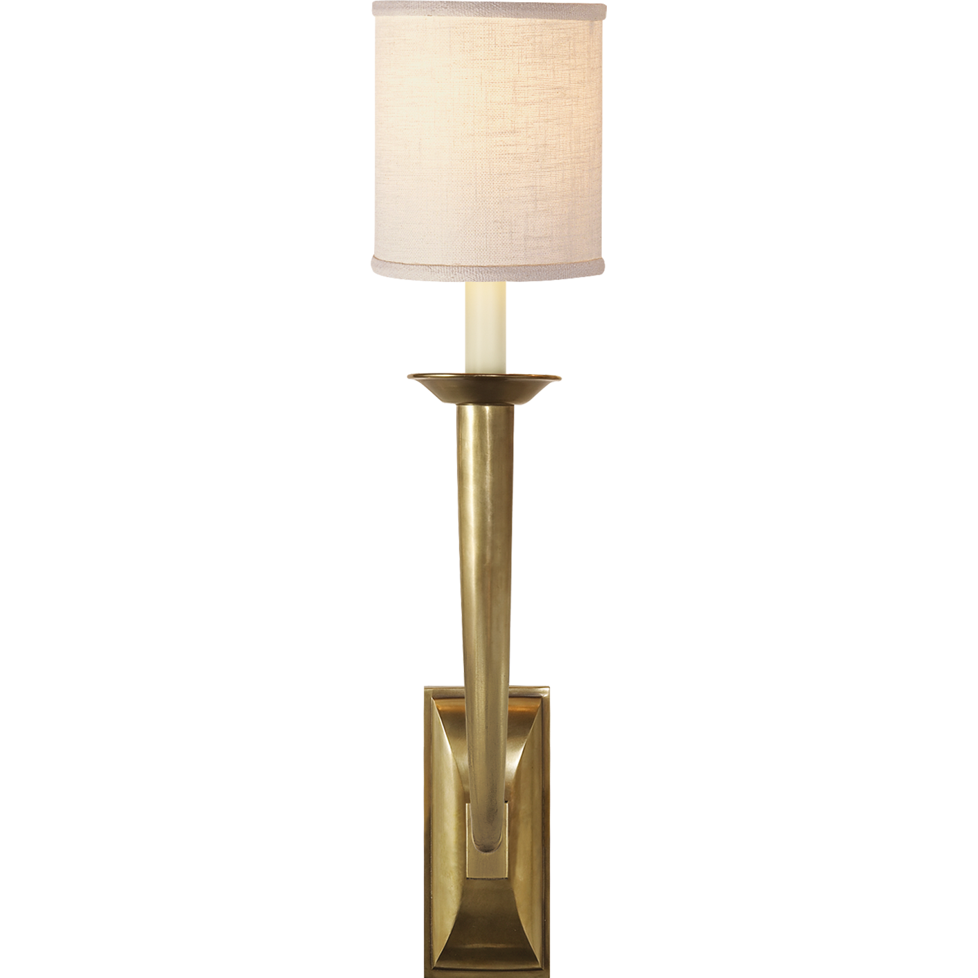 French Deco Horn Sconce