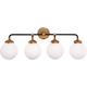 Bistro Four Light Bath Sconce