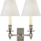 French Double Library Sconce
