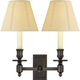 French Double Library Sconce