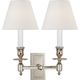 French Double Library Sconce