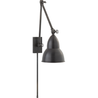 French Library Double Arm Wall Lamp