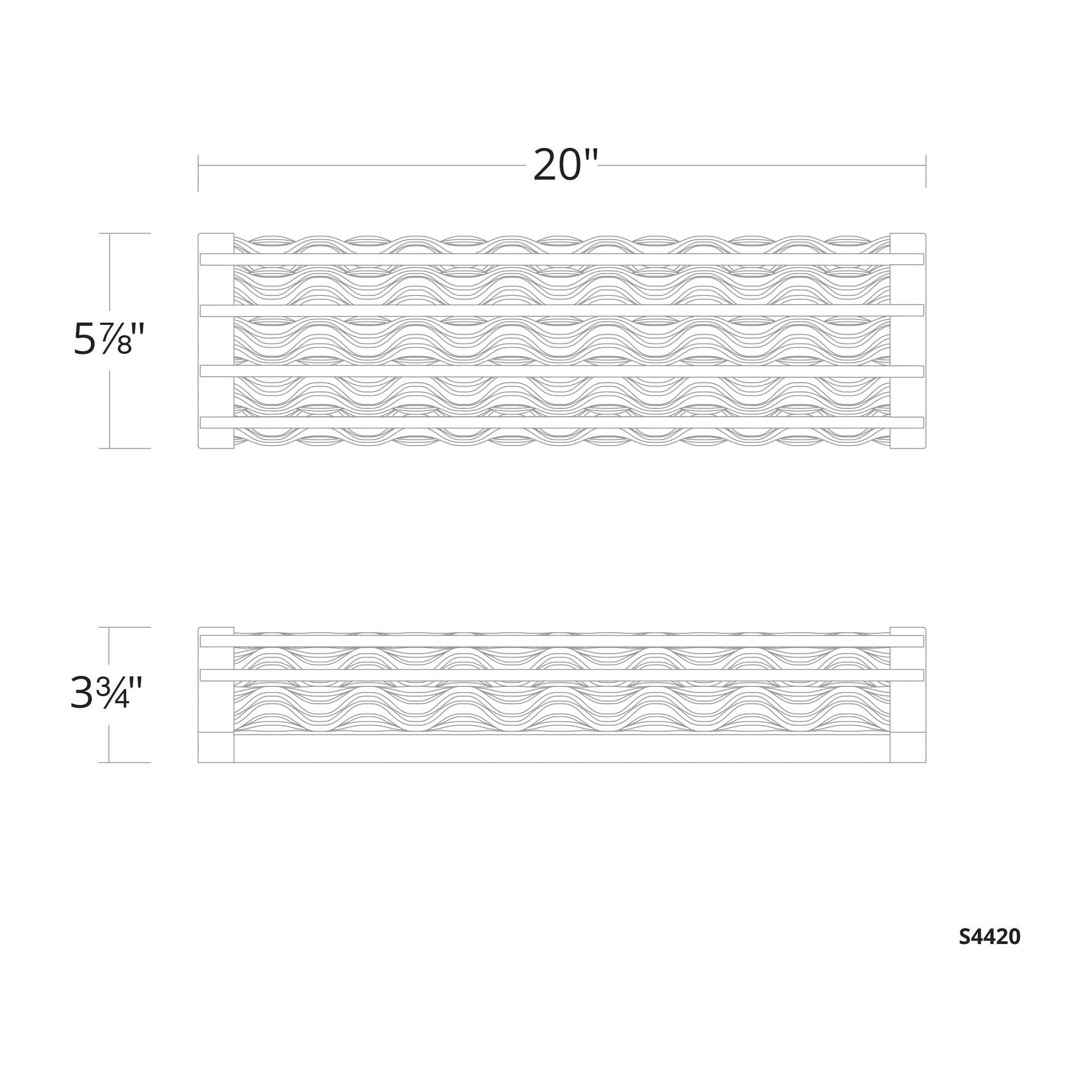 Fortress 20" LED Bath Vanity & Wall Sconce