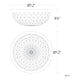 Genoa 12" Round LED Flush Mount