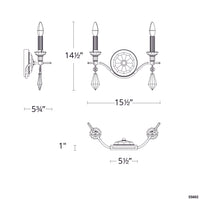 Tempest 2-Light Wall Sconce