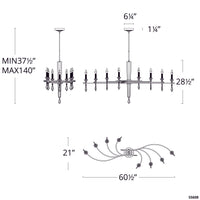 Tempest 8-Light Chandelier