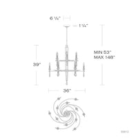 Tempest 12-Light 2-Tier Chandelier