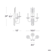Calliope 3-Light Wall Sconce