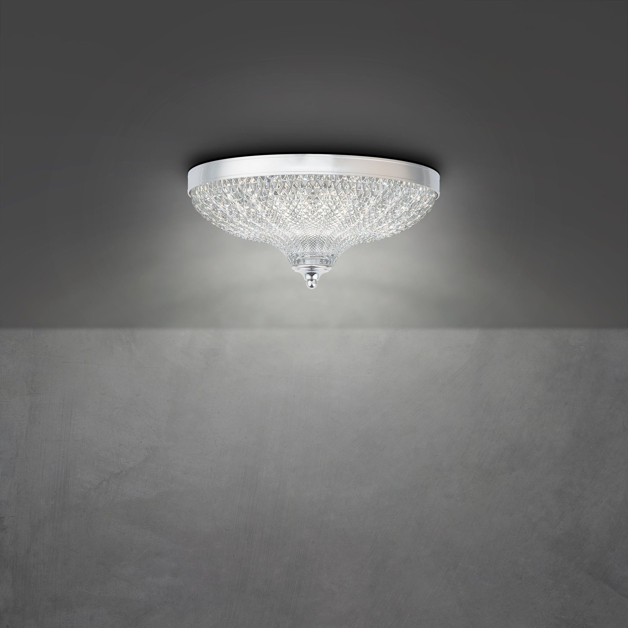 Roma 12" Round LED Flush Mount