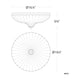 Roma 16" Round LED Flush Mount